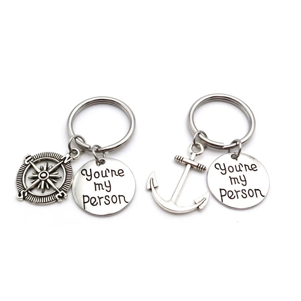 You are My Person подвеска в виде ключа цепочка новые аксессуары пара хороших друзей