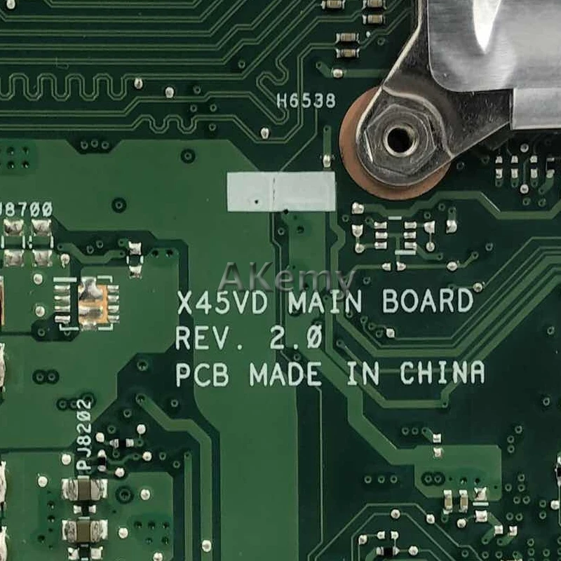 Материнская плата Amazoon X45VD на плате 4 Гб ОЗУ для For Asus X45V материнская ноутбука SLJ8E