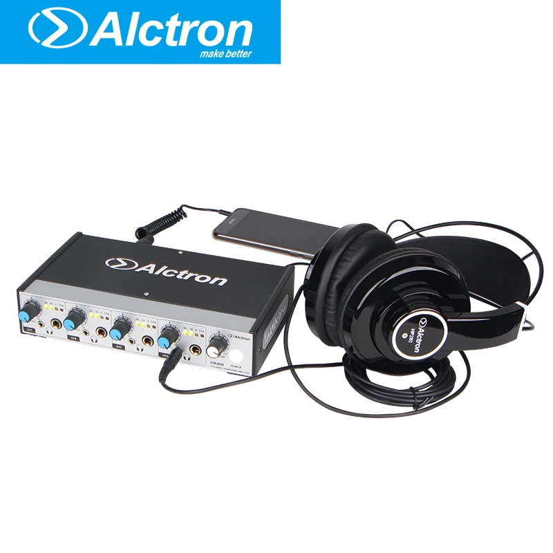 Alctron HA400 профессиональный компактный усилитель для наушников используемый в