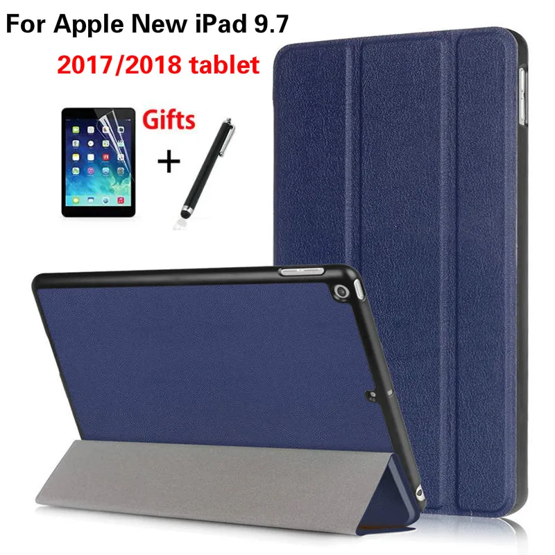 Складной чехол подставка для нового IPad 9 7 дюйма 6 поколения 2018 2017 A1893 A1954 A1822 смарт