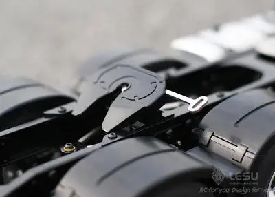LESU 1/14 HN700 6*4 RC Трактор трейлер грузовик металлический шасси Модель двигателя Tmy