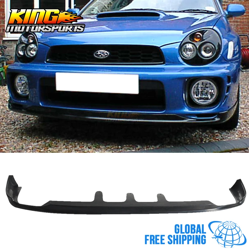 Подходит для 2002 2003 Subaru Impreza WRX P-D Стиль переднего бампера спойлер PU Global по всему миру