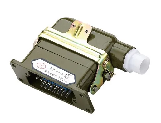 

AZ-14JW/KA Rectangle Plug Socket Rectangle Connector 14 Core Aviation Plug Side Outlet