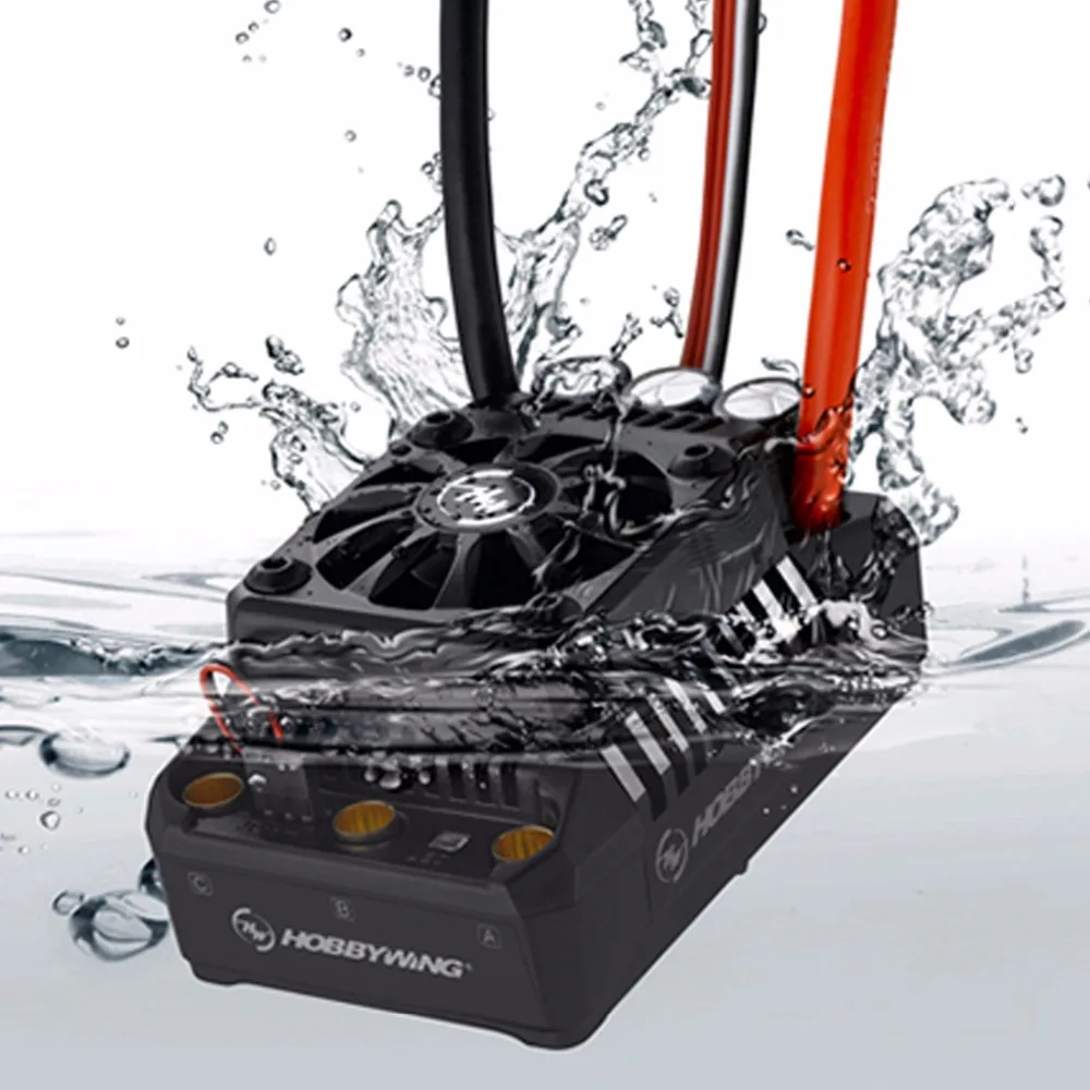 

Hobbywing EzRun 56113SL 800KV Brushless Motor 3-8S MAX5 Brushless ESC 200A Brushless Water-proof ESC Built-in BEC for RC 1/5 Car
