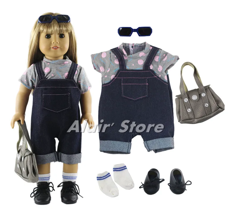 

1 Set Beautiful Casual Wear Outfit Doll Clothes for 18'' American Doll 63