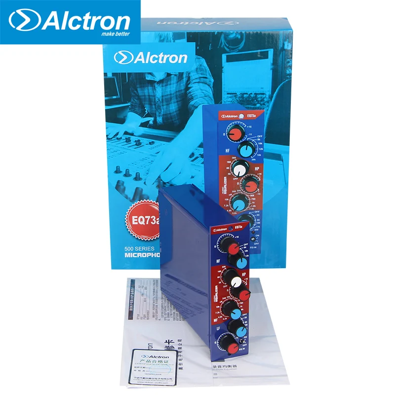 Alctron EQ75A 500 серия Mic/инструмент Preamp используется в записи и сцены