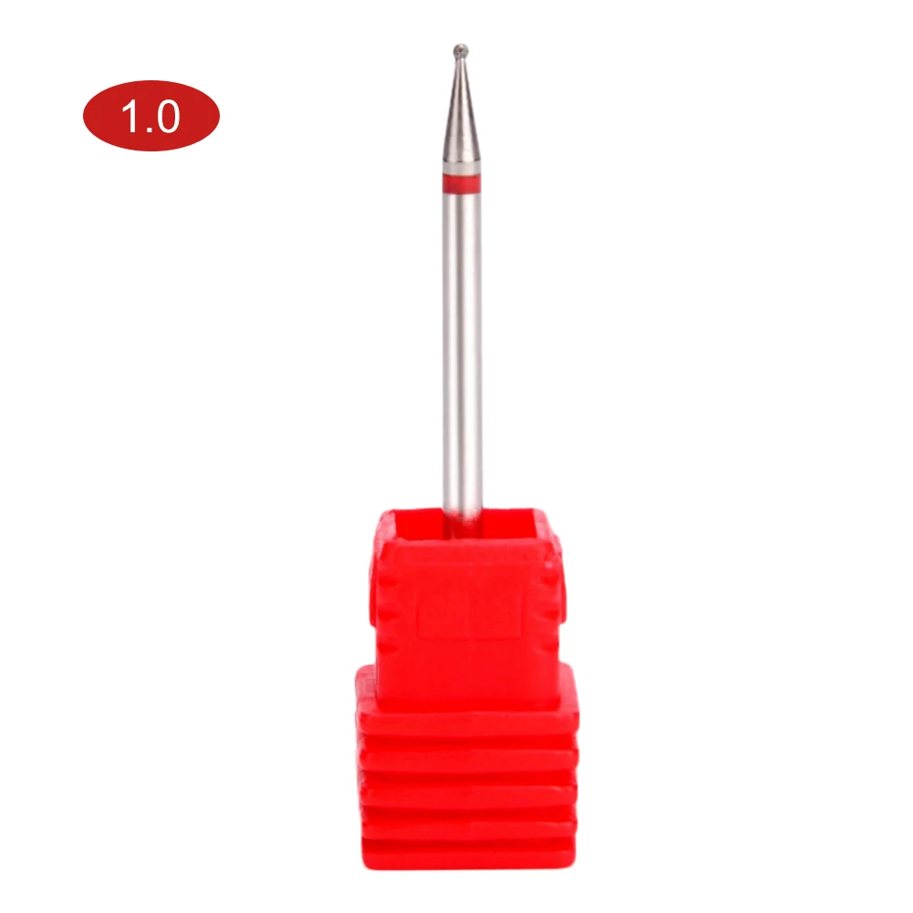 Hot Nail Art Drill Bit Rotary Dremel Burr Ball Head File Bits for Electric Manicure Machine Accessories wyt77 | Красота и здоровье