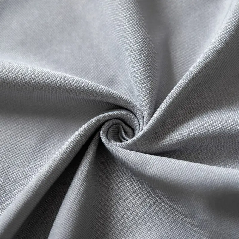 grey cloth Темно-синяя однотонная занавеска высокого качества из искусственного льна фиолетовые полузатемняющие занавески для шторы на окна для гостиной портьеры 198& 30 - Цвет: grey cloth