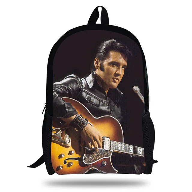 Legendary Superstar Singer Elvis Presley ежедневный рюкзак для подростковые школьные сумки с 3D