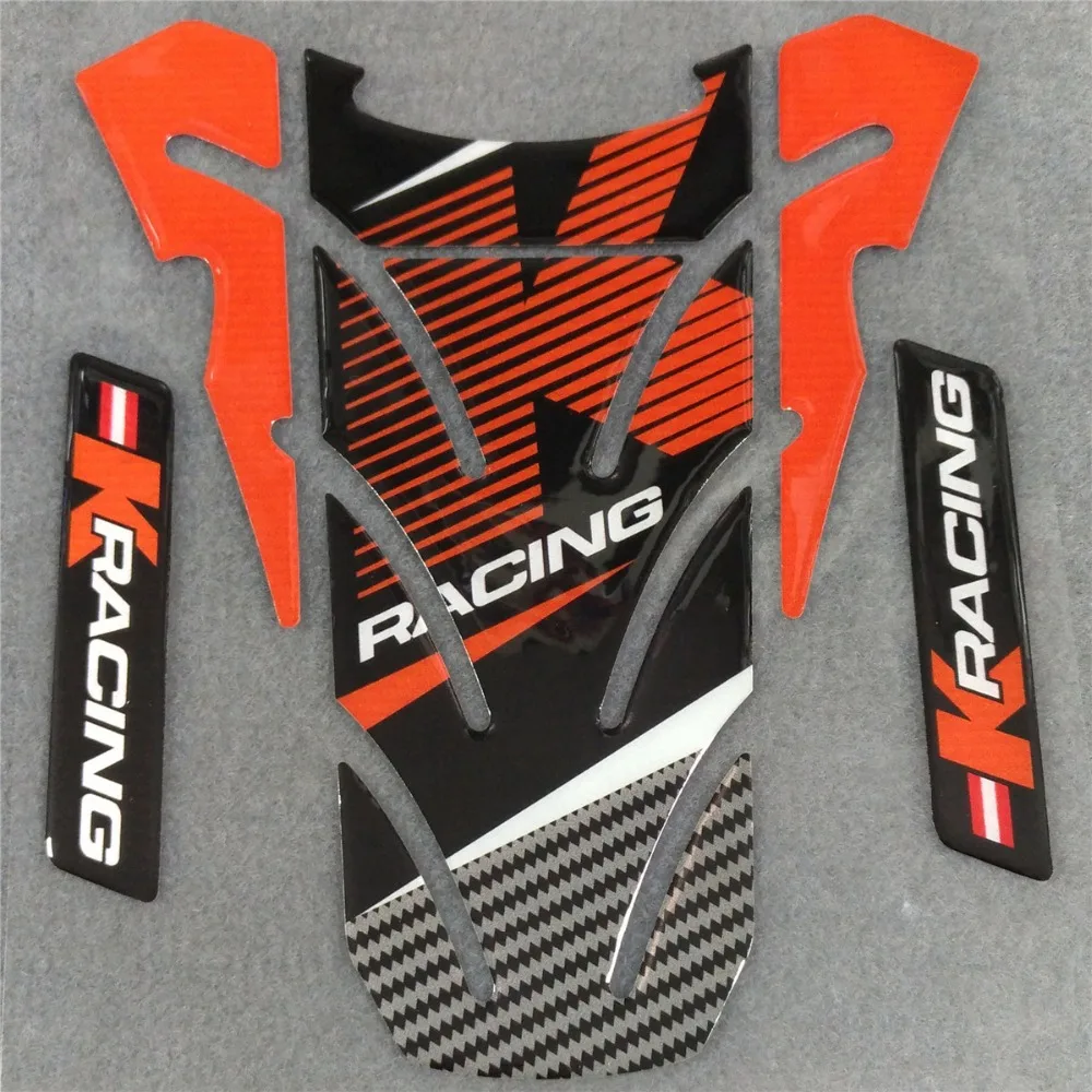 Мотоцикл 3D Смола Высокое качество Поднятый топливный бак Pad Protector Наклейка для KTM 390 DUKE универсальный чехол Крышка бака