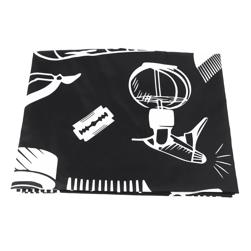 

11 Styles Professional Barber Cape Haircutting Salon Print Apron Waterproof Anti-static 140cmx160cm Black+White