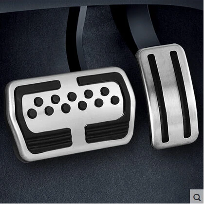 Автомобильный Стайлинг из нержавеющей стали автомобильный чехол для педали газа