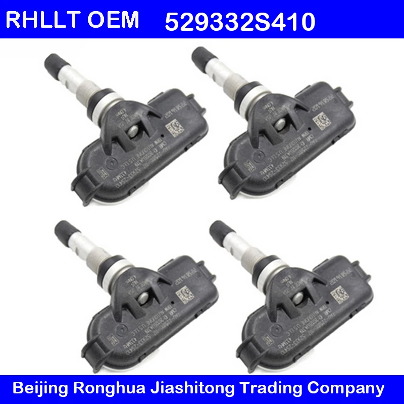 4 шт./лот 52933 2S410 датчик давления в шинах TPMS для Kia Sportage Hyundai IX35 Elantra Equus 529332S410|Системы