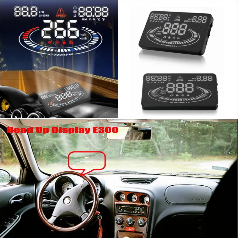 Car HUD Head Up Display For Alfa Romeo 156/159/166/147 Auto Accessories Windshield Safe Driving Screen Plug And Play Film