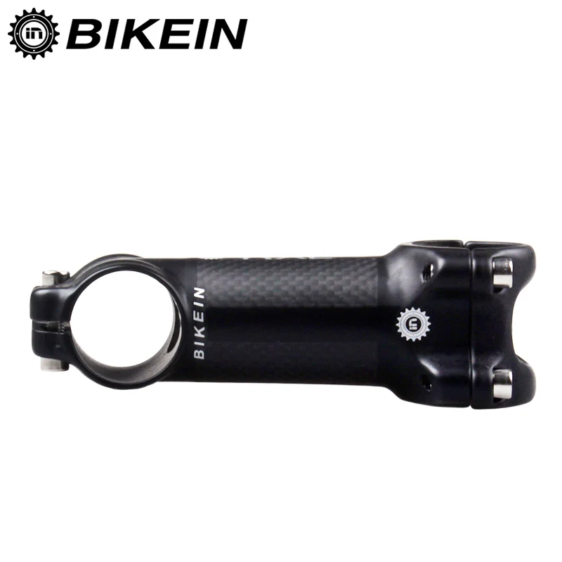 Bikein для велосипеда дорожный велосипед Pro Stem 31,8 мм 3 k Carbon+ Alum. Запчасти для горного велосипеда 80/90/100/110 мм MTB стебли супер свет 130 г