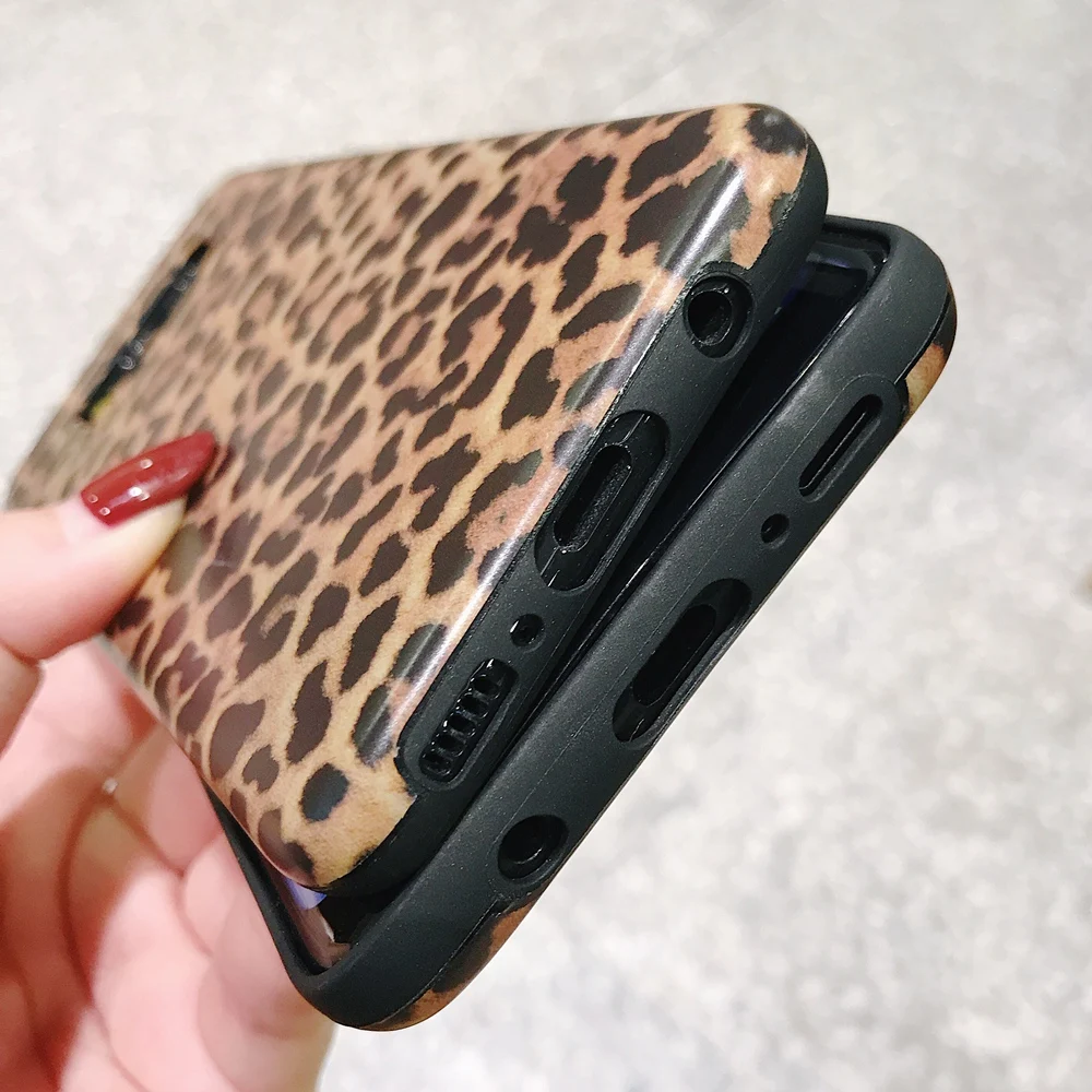 Роскошный 3D леопардовый силиконовый чехол для samsung Galaxy S8 Plus samsung S9 S10 Plus Note 8 Note 9, ультра тонкий чехол из ТПУ