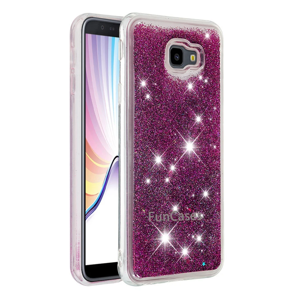 Горный хрусталь для samsung Galaxy J4 + плюс Чехол звезд диаманта Bling жидкий песок