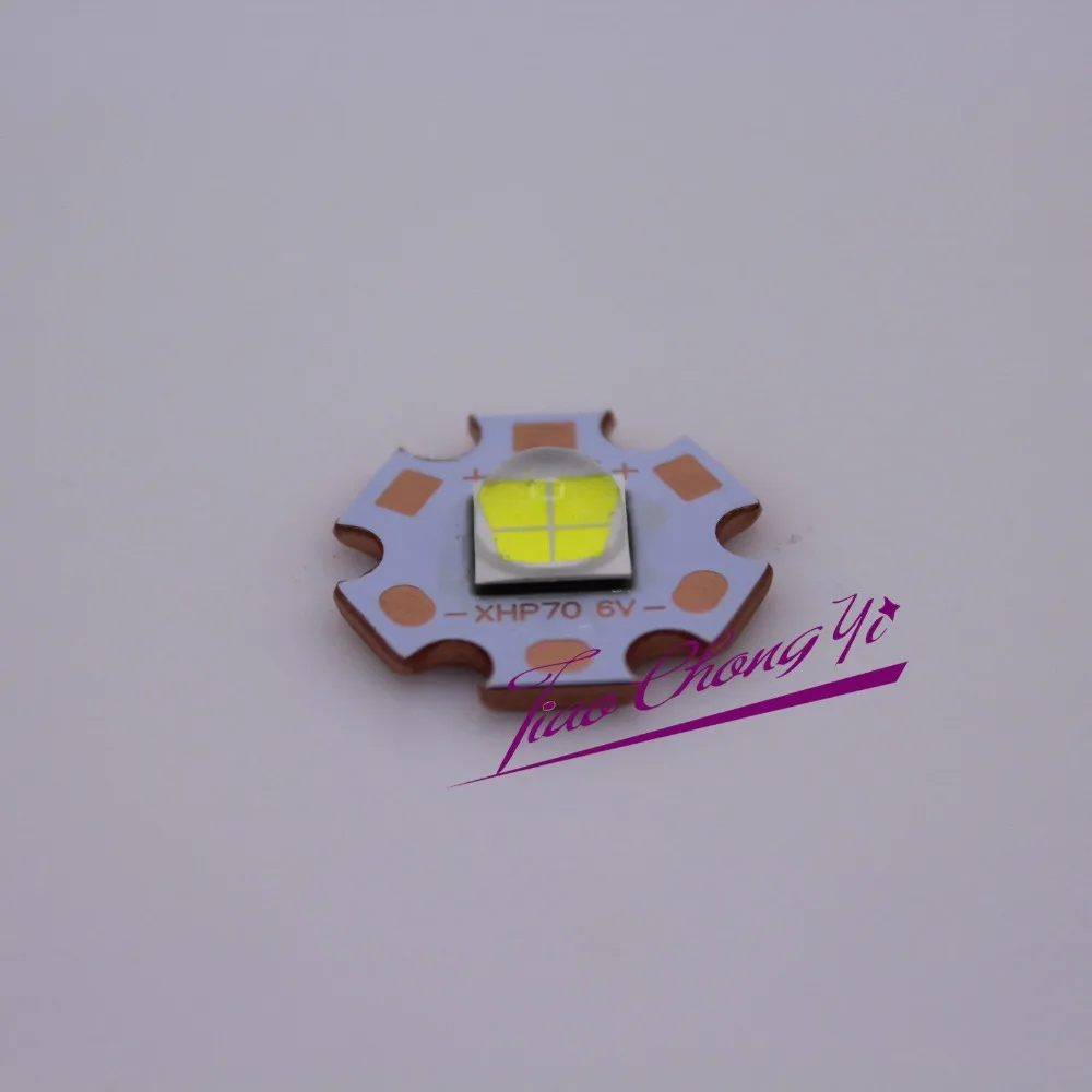 Cree XLamp XHP70 холодный белый светодиод 6 в + 5 режимов затемнения светодиодный драйвер