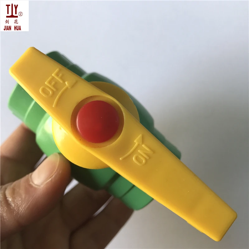 DN25mm арматура для труб из полипропилена, PP-R стальной шаровой клапан, водяной клапан