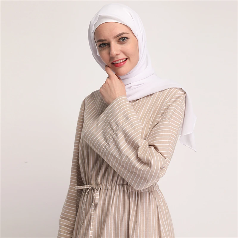 Женское длинное мусульманское платье Abaya Дубай кафтан исламский хиджаб вечерние