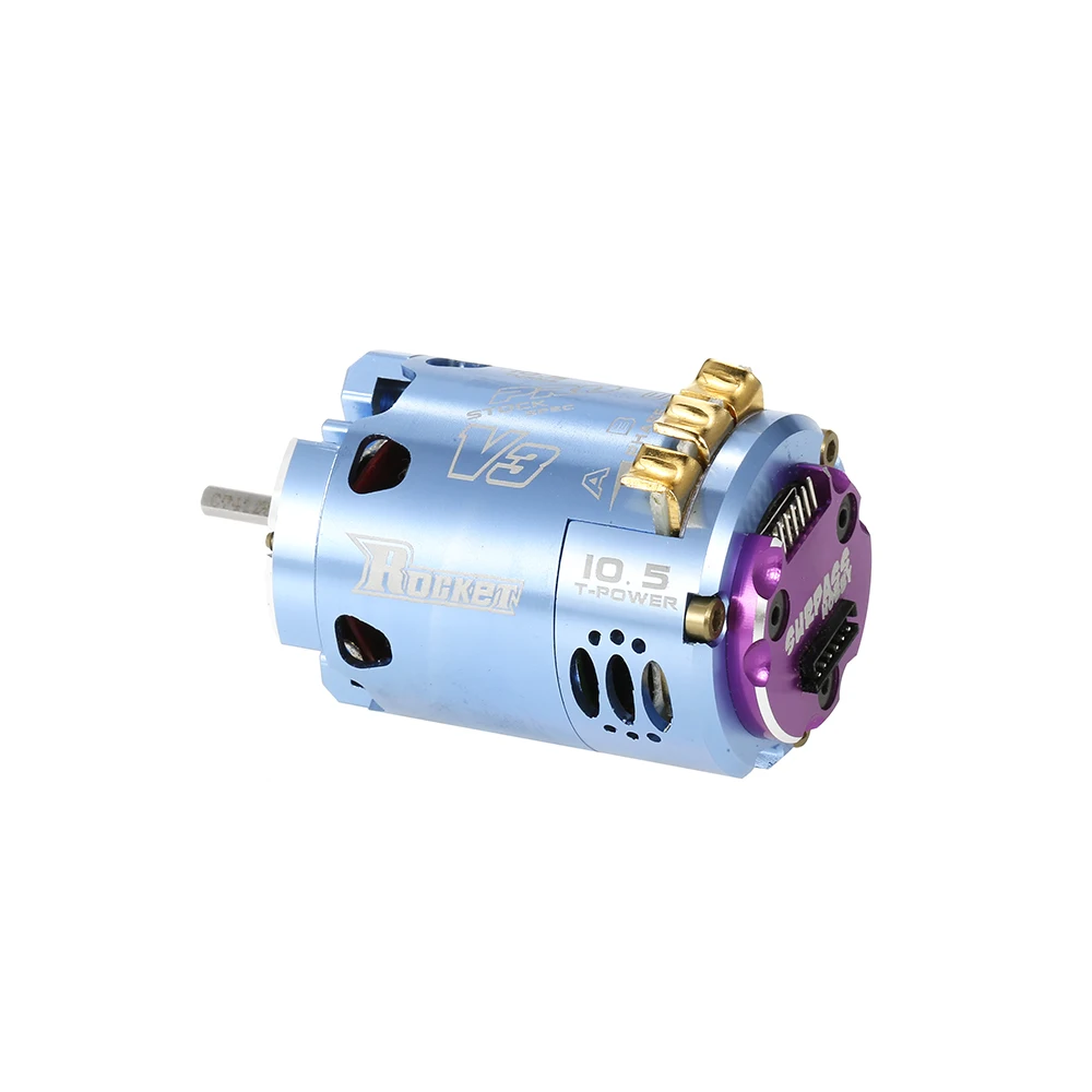 Новый Rocket V3 540 10 5 T металлический бесщеточный спиц мотор для RC автомобиля 1/10