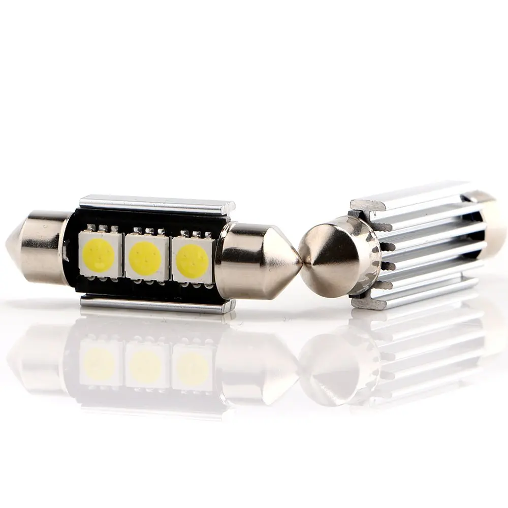 10 штук лампада Torpedo De Led подавитель 3smd 36 мм|lampada torpedo led|lampada led torpedocanceler |