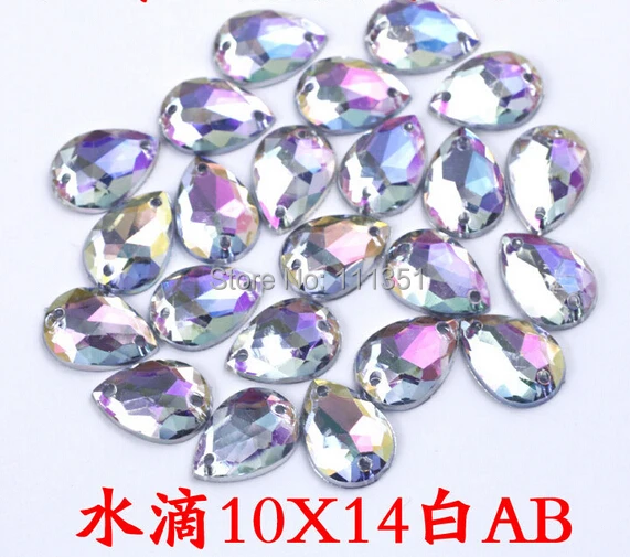 1000 шт. бусины с кристаллами 10 х14 мм|rhinestone makeup|rhinestone abrhinestone bow |