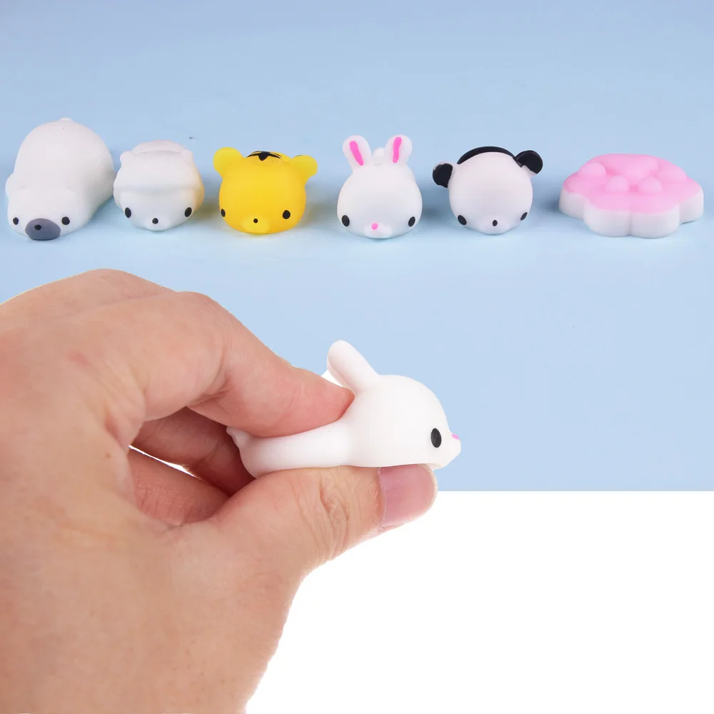 Мини игрушки для взрослых супер мягкие сжимаемые мячи снятия стресса Mochi Rising squish