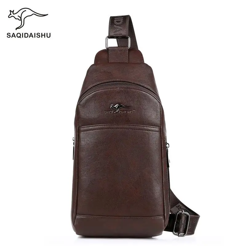supreme bag umka men's bag over the shoulder USB men's waist bag Water Repellent Travel Messenger Bag pentacle handbag Male pack - Цвет: B