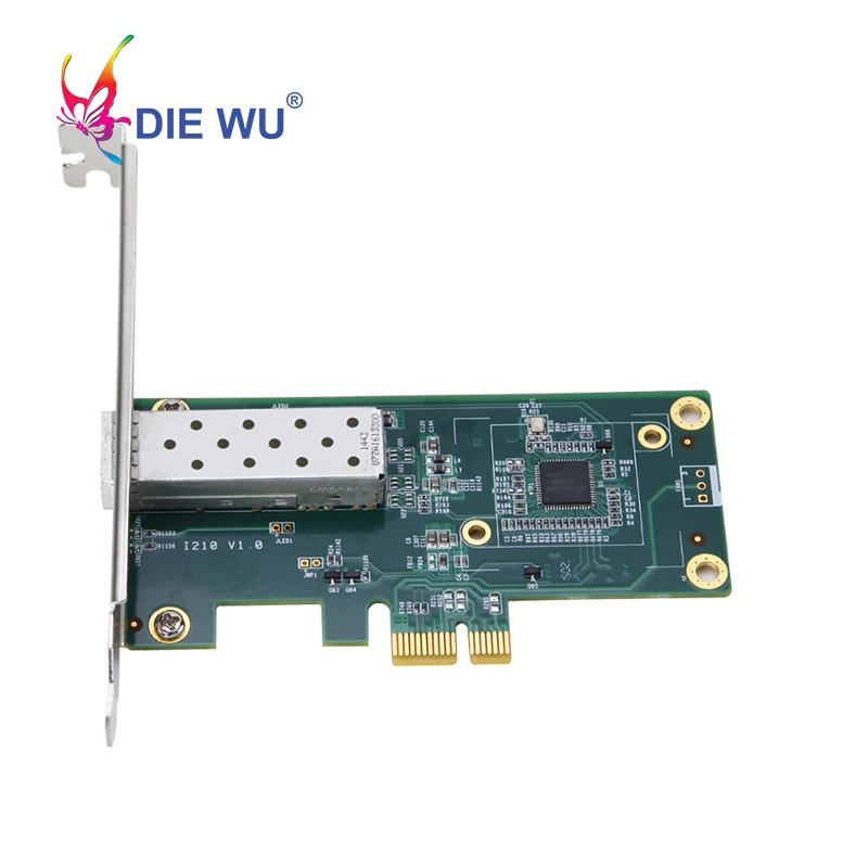 Сетевая гигабитная карта Intel I210 PCIe 10/100 Мбит/с|Сетевые карты| |