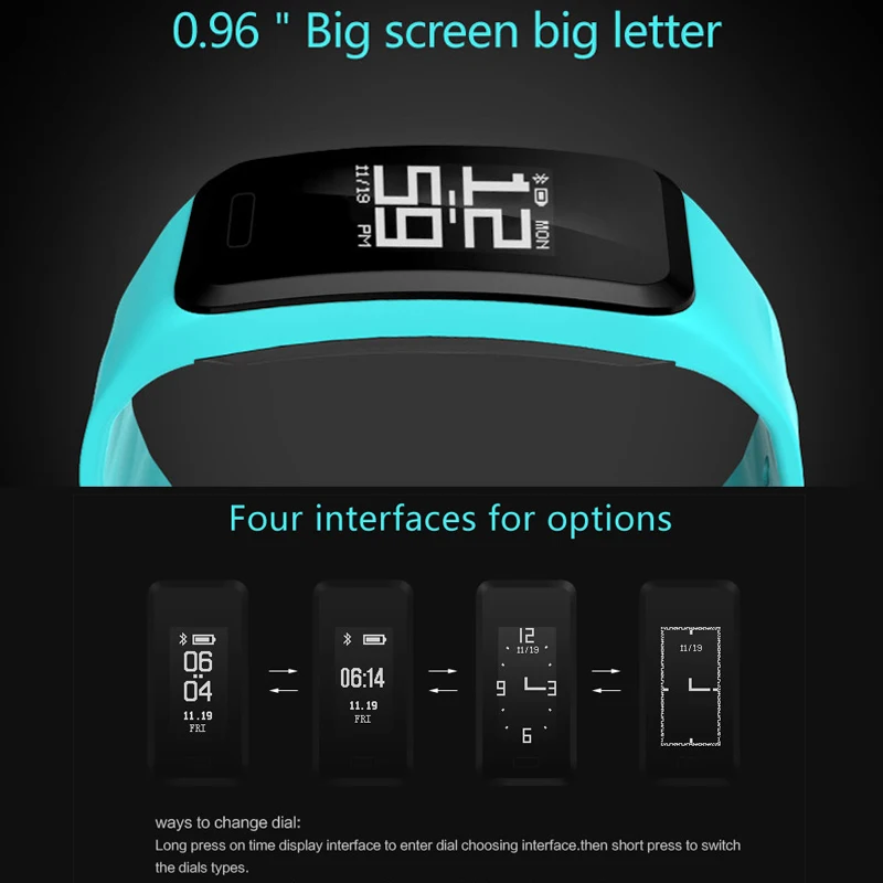 GIMTO Bluetooth Смарт женские часы с браслетом Спорт светодиодный цифровой пульсометр