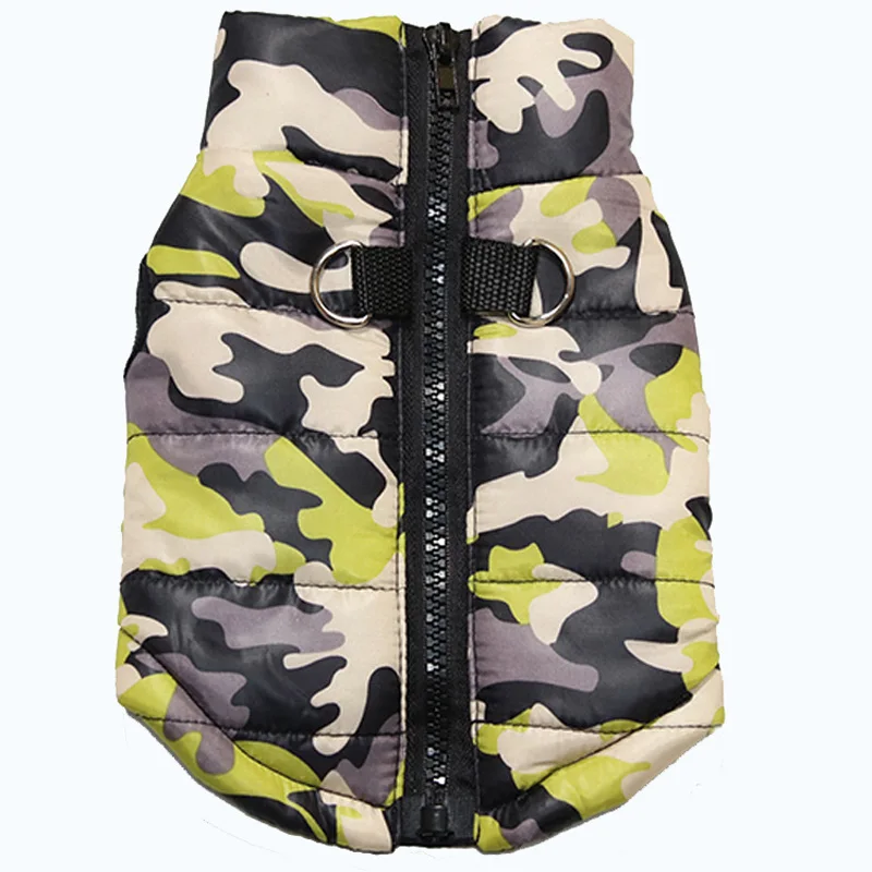 Jungle Camo Pawstrip зимние куртки для собак, водонепроницаемая одежда для щенков, теплое маленькое пальто для собаки теплое собачье пальто для померанского Тедди, одежда XS-XL - Цвет: Jungle Camo