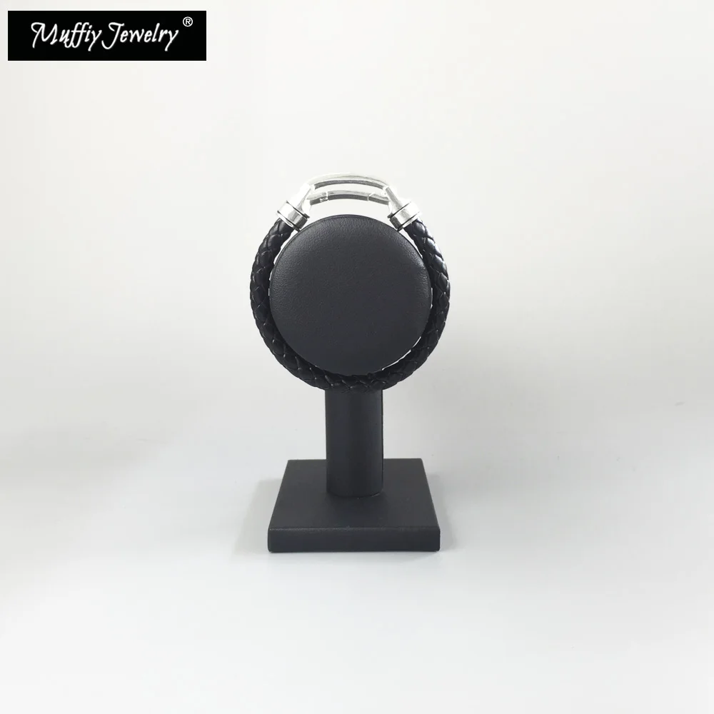 Кожаные браслеты манжеты с линией суперпредложения 2017 серебряные в европейском