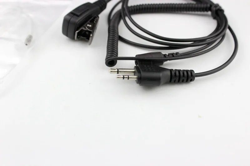 2 контактная гарнитура акустическая Воздушная трубка наушники PTT MIC для