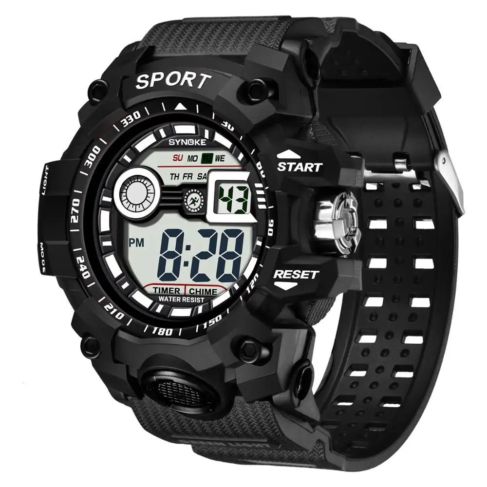 SYNOKE Montre для мальчиков студенческие Роскошные брендовые водонепроницаемые