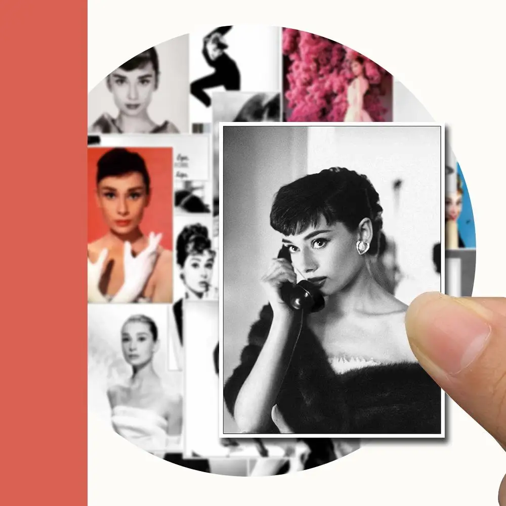 25 шт. стикер Одри Хепберн s пакет музыкальная наклейка для DIY скейтборд мотоцикл багаж ноутбук мультфильм наклейки Наборы
