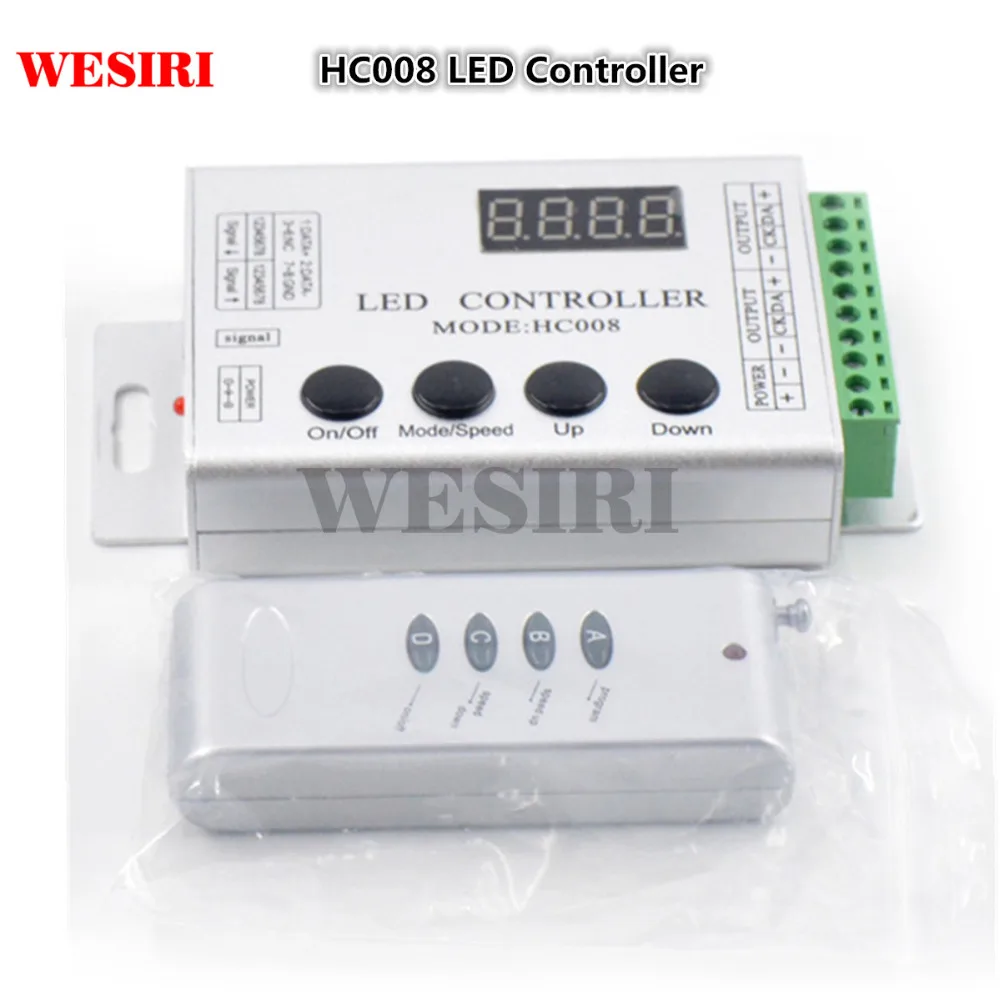 WESIRI HC008 РЧ пульт дистанционного управления RGB LED контроллер Макс контроль 2048