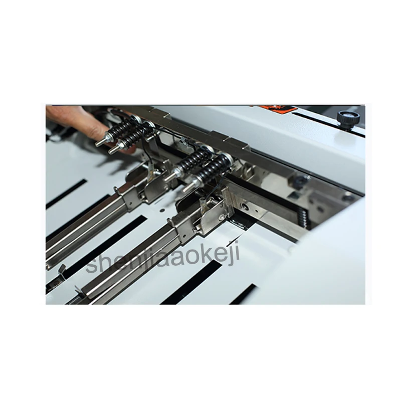 220 V/110 V электрическая складная машина буклет скобы и складные брошюры делая машину полностью автоматическая связывающая машина степлер