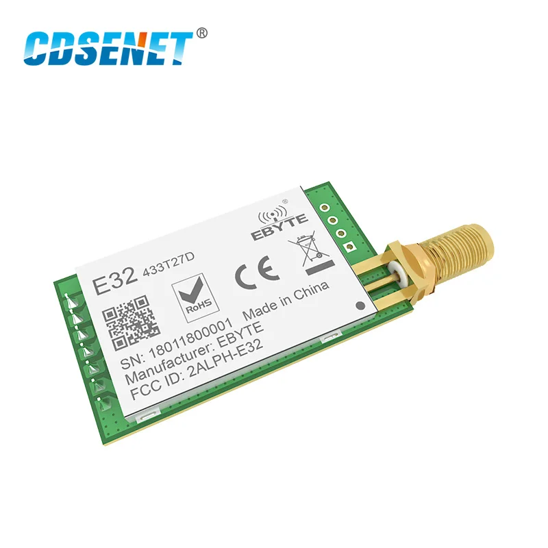 1 шт. LoRa SX1278 433 мГц Беспроводной rf модуль CDSENET E32-433T27D UART iot Long Range 5 км SX1276 передатчик и
