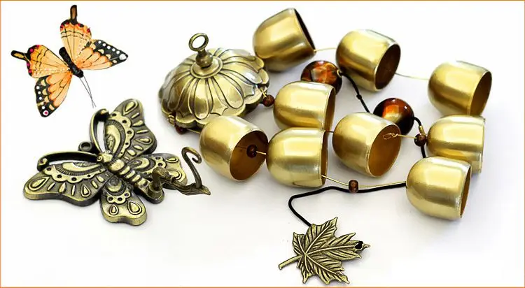 Бесплатная доставка (1 шт./компл.) ветряные колокольчики в китайском стиле бабочка