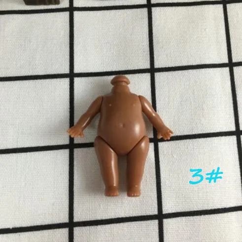 30 шт. высота 5 см голый розовый, кофе, красный коричневый жир кукла Ddung тело, DIY кукла материал мягкая игрушка тело S0675L - Цвет: NO3