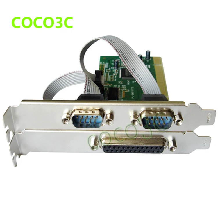 2 последовательных + 1 параллельный контроллер IEEE 1284 PCI комбинированная плата к RS232