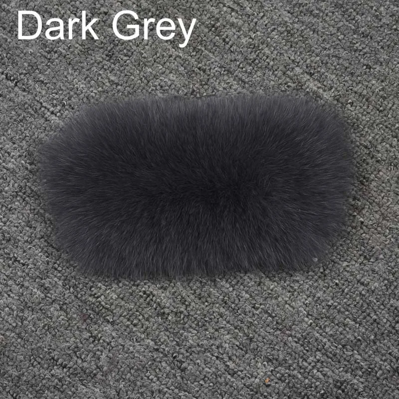 Dark Grey Женский Длинный жилет с капюшоном натуральный Лисий мех жилет Зимний толстый теплый натуральный мех модный стиль 38 цветов S7491 - Цвет: Dark Grey