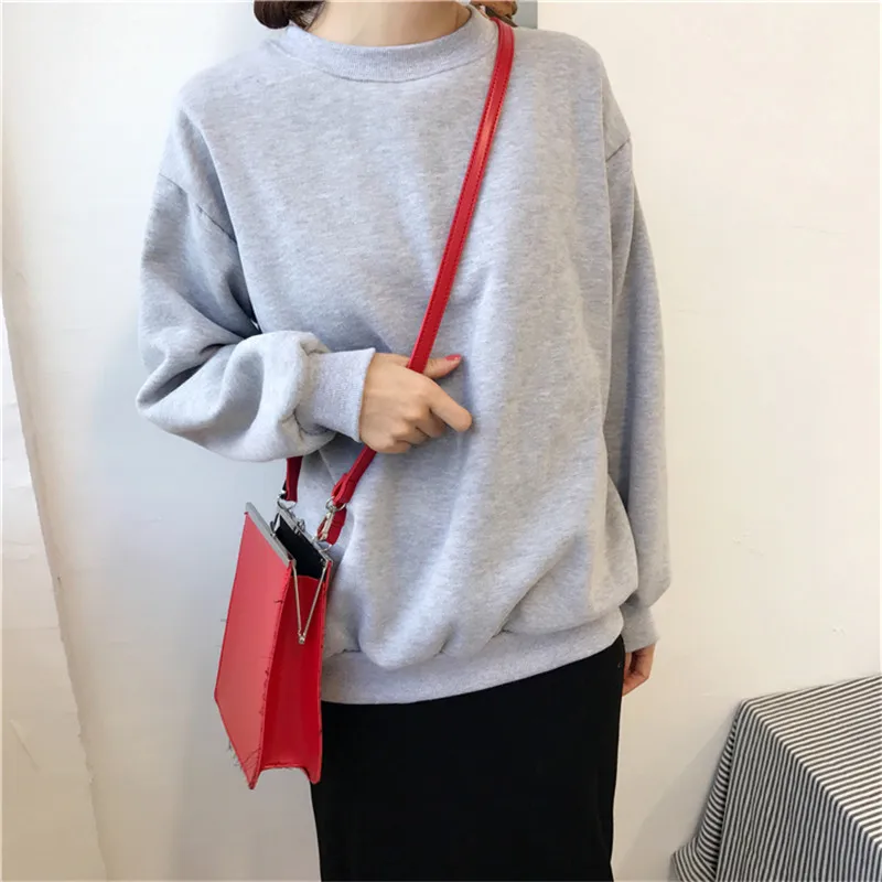 Sudaderas Mujer,, Harajuku, одноцветная толстовка, женская, с длинным рукавом, с капюшоном, свободная, женские толстовки, свитшоты, повседневный спортивный костюм - Цвет: Серый