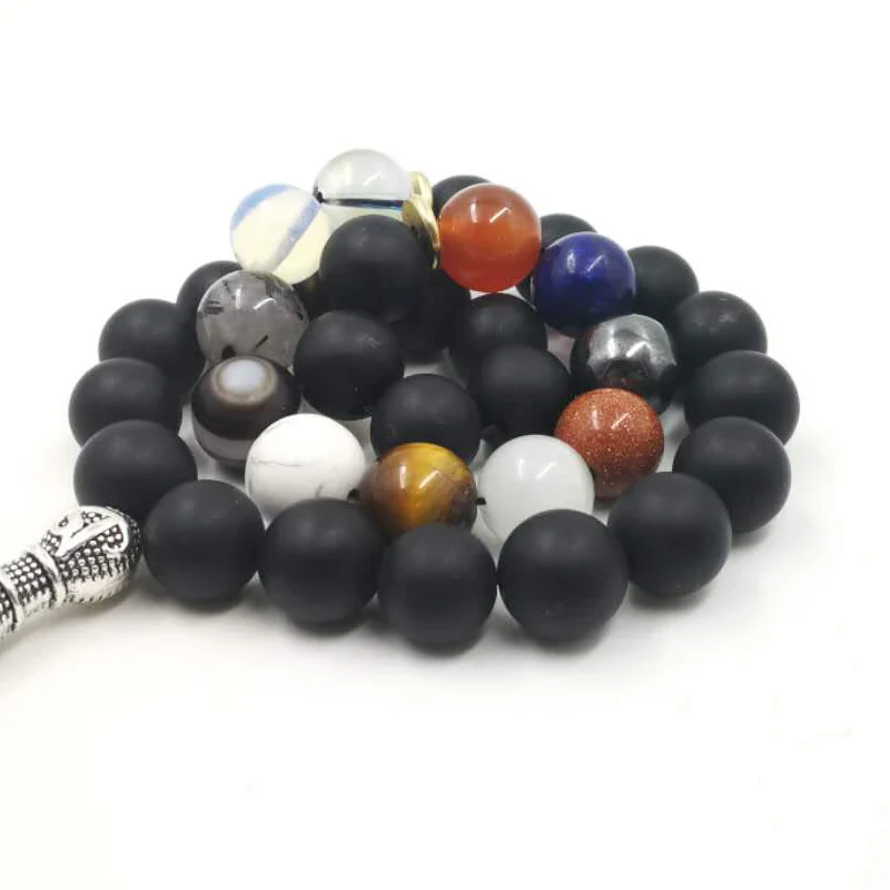 Натуральный gemstoness Tasbih Молитвенные Четки новый стиль 2019 мусульманский браслет