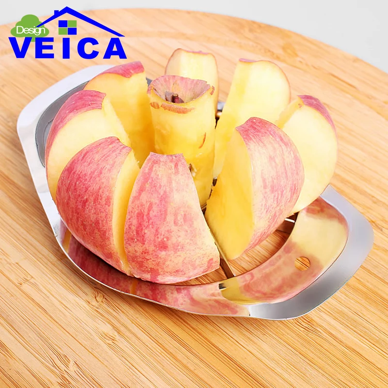 

Stainless Steel Apple Slicer Divider Corer Pear Cutter Fruit Vegetable Tools Easy Cutting Apples Kitchen Accessories