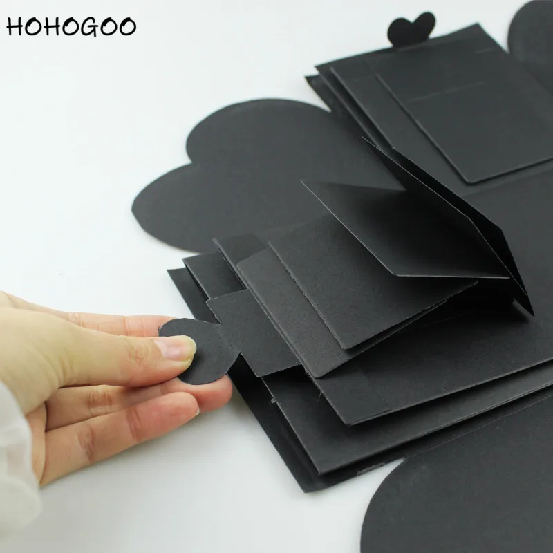 HOHOGOO 1 шт. DIY Сюрприз подарок взрыв коробка Творческий фотоальбом юбилей день