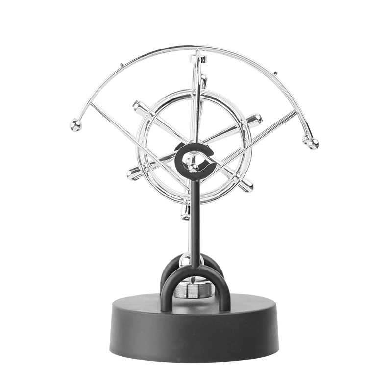 Home Decor Ньютон маятник Колыбель Электрический вечный баланс Wiggler орнамент Офис аксессуары украшения NC-CD