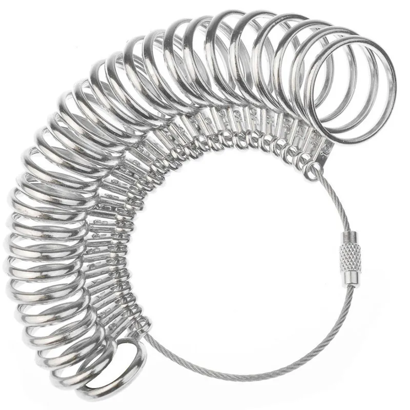 Ювелирное кольцо Размер s манометр инструмент из нержавеющей стали на пальце