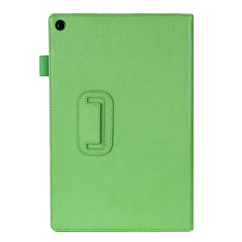 green Чехол для sony Xperia Tablet Z, 10,1 дюймов, модный однотонный чехол-книжка с подставкой для sony Xperia Z, кожаный защитный чехол из искусственной кожи для планшета - Цвет: green
